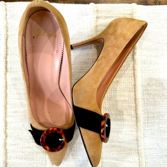 Beige J Crew Heels - Size 8 1/2 - Picture 3 of 10